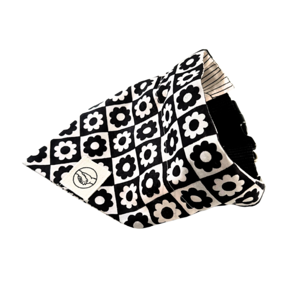 Feeling Groovy Reversible Slide On The Collar Pet Bandana