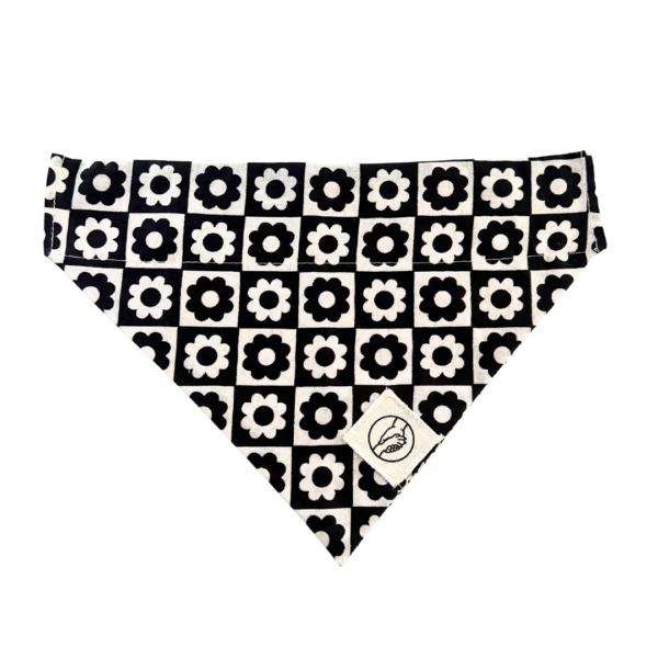 Feeling Groovy Reversible Slide On The Collar Pet Bandana