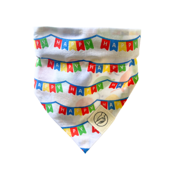 Happy Birthday Slide On The Collar Pet Bandana