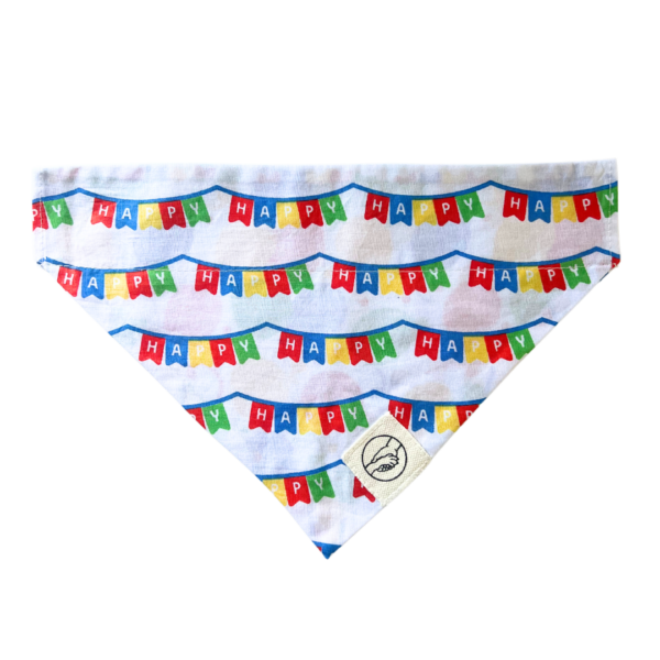 Happy Birthday Slide On The Collar Pet Bandana