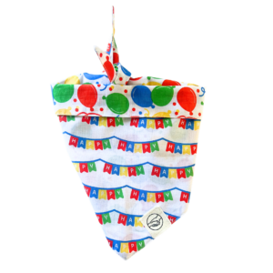 Happy Birthday Tie On Pet Bandana