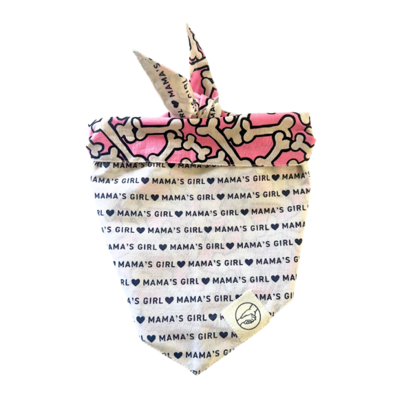 Mama's Girl Tie On Pet Bandana