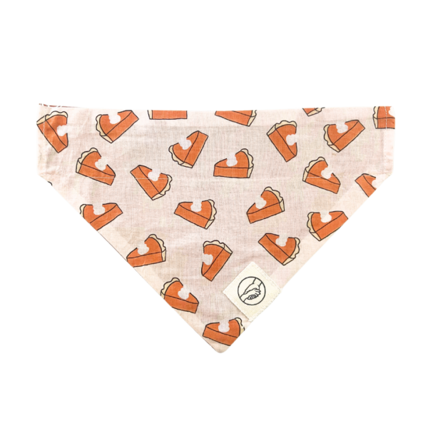 Pumpkin Pie Reversible Slide On The Collar Pet Bandana