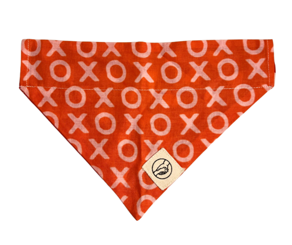 Valentine's Day Pet Bandanas : Slide On The Collar and Tie On - Washable - Cotton - Image 4